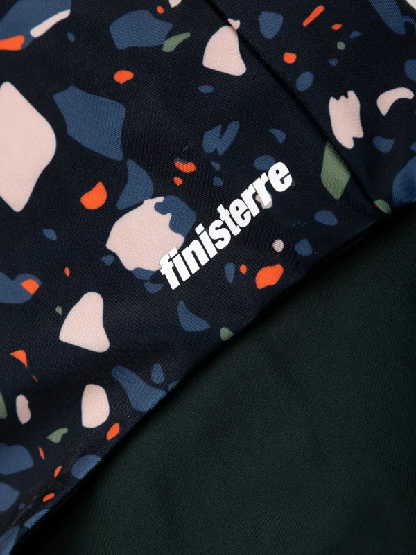 Swimwear & Bikinis*Finisterre Anella Reversible High Waist Bikini Pant Microplastics Print / Forest