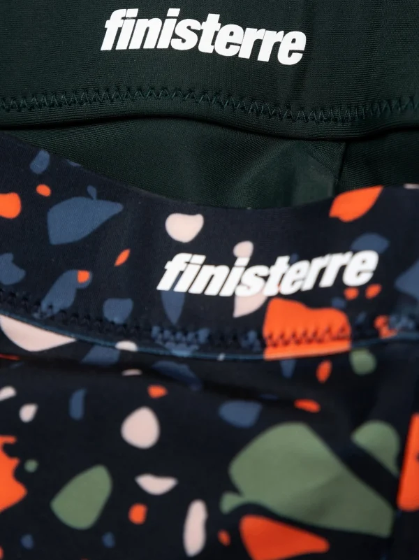 Swimwear & Bikinis*Finisterre Anella Reversible Mid Rise Bikini Pant Microplastics Print / Forest