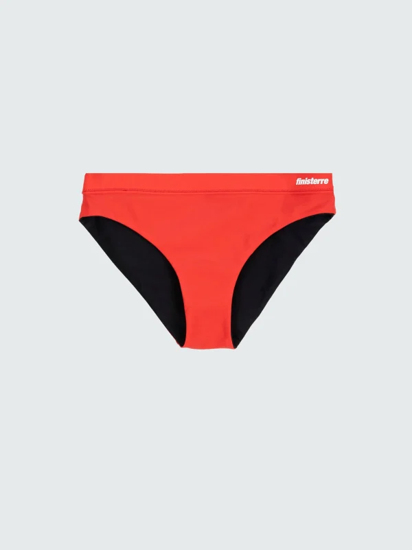 Swimwear & Bikinis*Finisterre Anella Reversible Mid Rise Bikini Pant Black / Coral Red