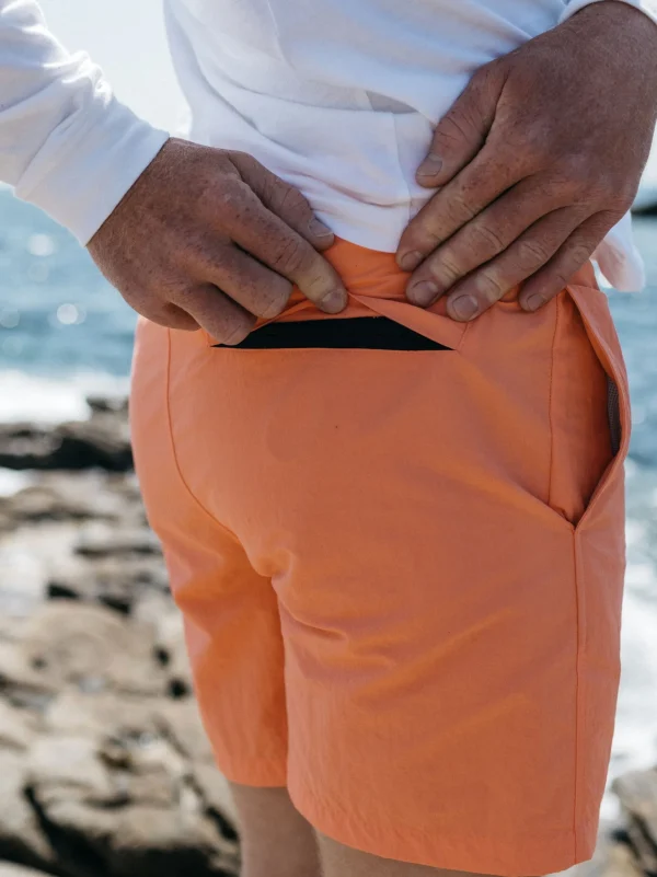 Swimwear*Finisterre Atlas Swim Shorts Salmon Pink