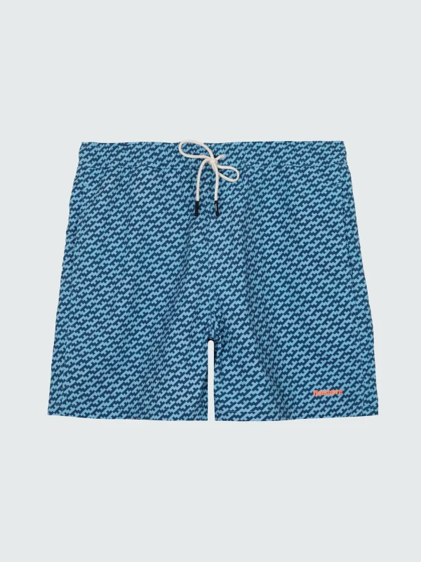 Swimwear*Finisterre Atlas Swim Shorts Navy / Sky Print