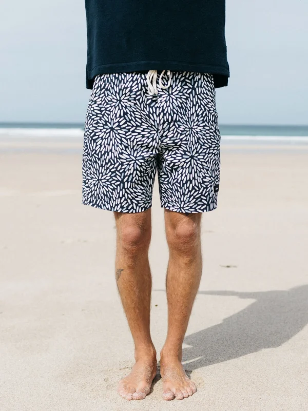 Shorts*Finisterre Badlands Boardshort 18 Navy / Board Floral