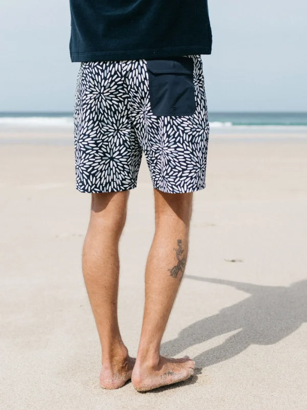 Shorts*Finisterre Badlands Boardshort 18 Navy / Board Floral