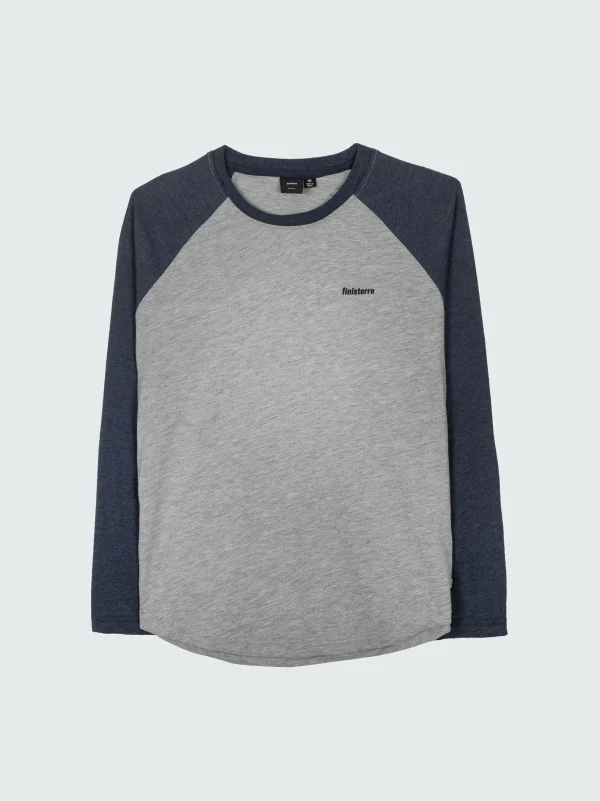 Tops & T-Shirts*Finisterre Bailey Long Sleeve T-Shirt Navy / Grey Marl