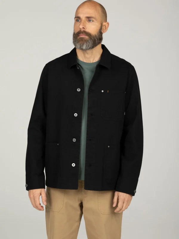 Jackets*Finisterre Basset Chore Jacket Black