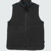 Jackets*Finisterre Budock Gilet Charcoal Marl