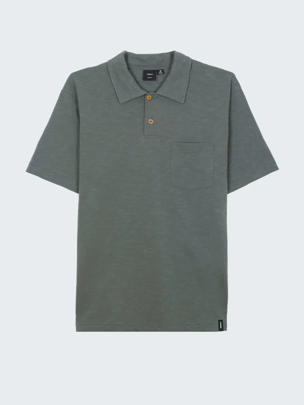 Shirts*Finisterre Channel Polo Shirt Deep Sea