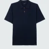 Shirts*Finisterre Channel Polo Shirt Navy