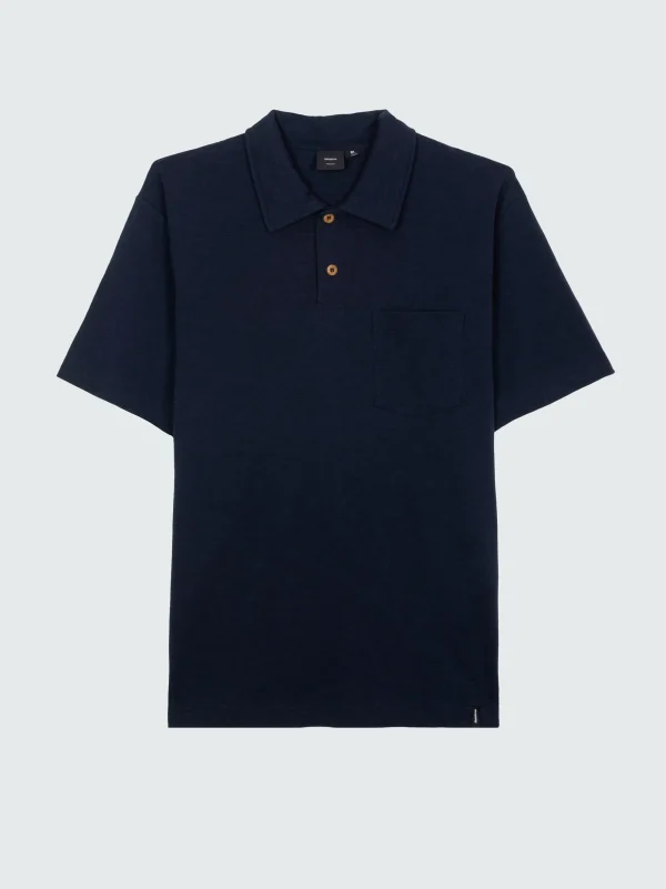 Shirts*Finisterre Channel Polo Shirt Navy