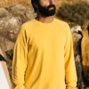 Sweatshirts & Hoodies*Finisterre Coho Sweatshirt Faded Yellow