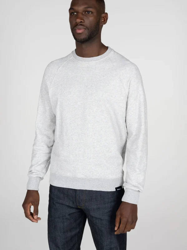 Sweatshirts & Hoodies*Finisterre Coho Sweatshirt Grey Marl