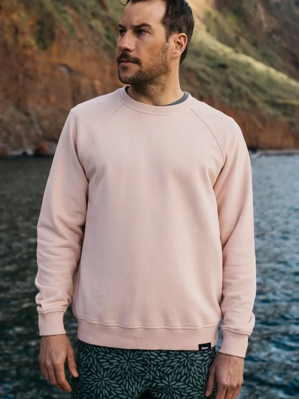 Sweatshirts & Hoodies*Finisterre Coho Sweatshirt Pink Sky