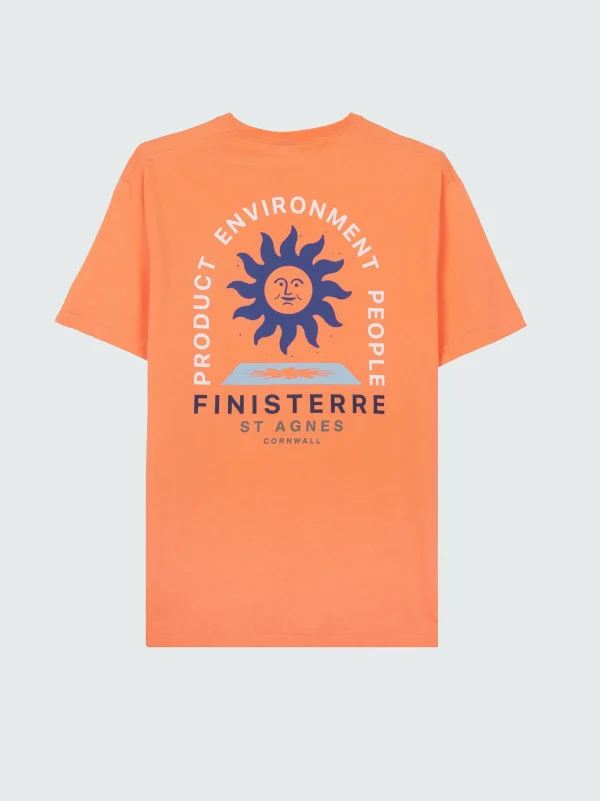 T-Shirts*Finisterre Commitment T-Shirt Salmon Pink