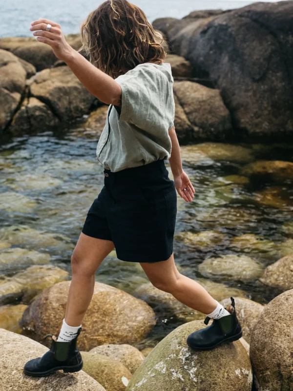 Tops & T-Shirts*Finisterre Cove Linen Shirt Seaspray