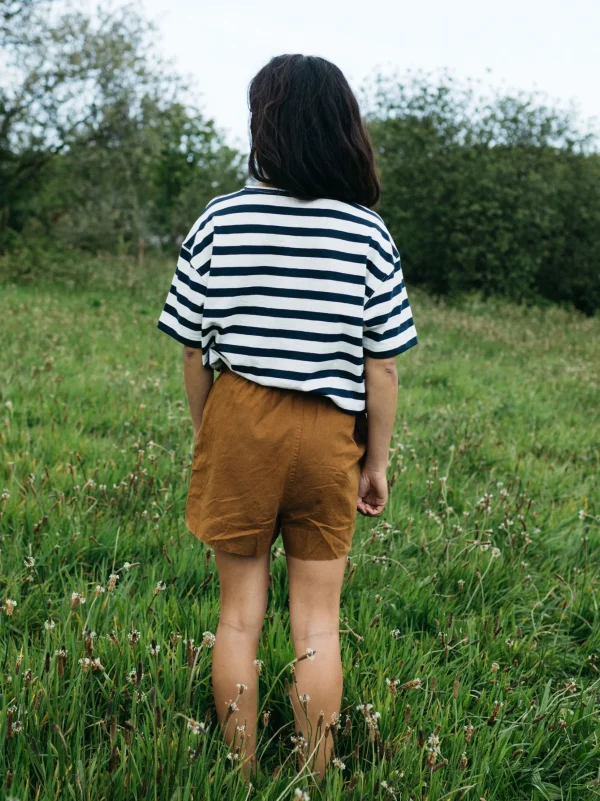 Tops & T-Shirts*Finisterre Dart T-Shirt Navy / Ecru