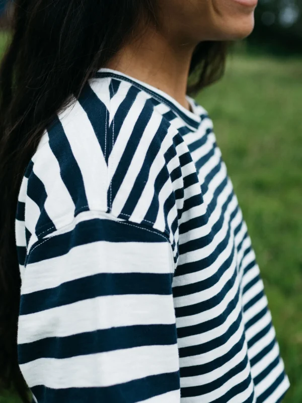 Tops & T-Shirts*Finisterre Dart T-Shirt Navy / Ecru