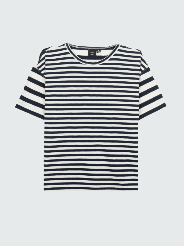 Tops & T-Shirts*Finisterre Dart T-Shirt Navy / Ecru