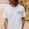 T-Shirts*Finisterre Diamond Logo T-Shirt White