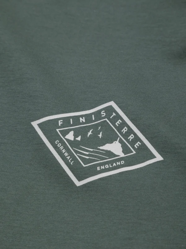 T-Shirts*Finisterre Diamond Logo T-Shirt Deep Sea