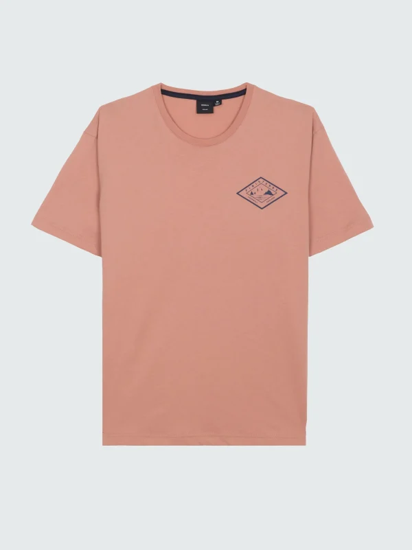 T-Shirts*Finisterre Diamond Logo T-Shirt Clay