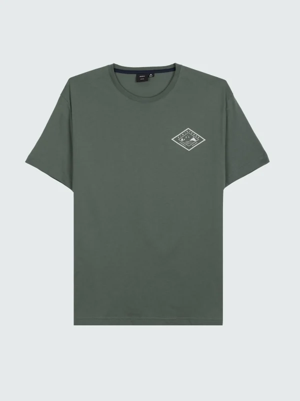 T-Shirts*Finisterre Diamond Logo T-Shirt Deep Sea