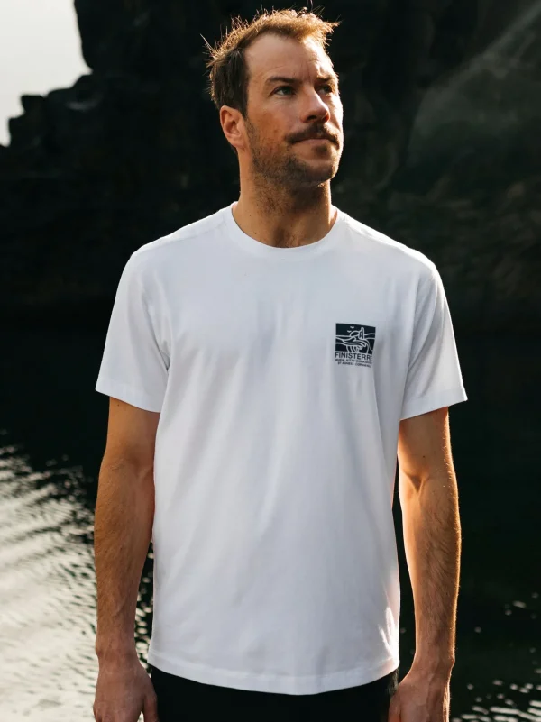 T-Shirts*Finisterre Dracaena T-Shirt White