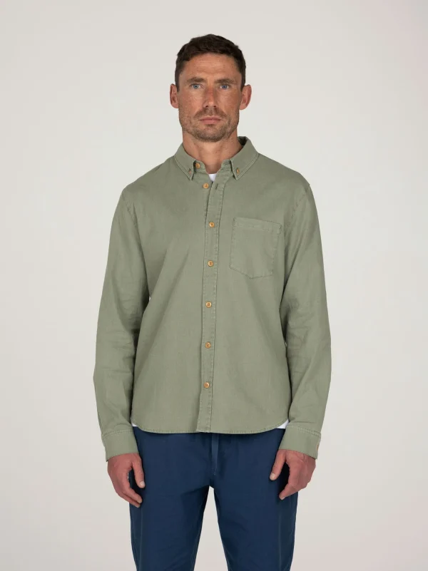 Shirts*Finisterre Eaton Long Sleeve Shirt Seaspray