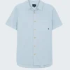 Shirts*Finisterre Eaton Short Sleeve Shirt Sky