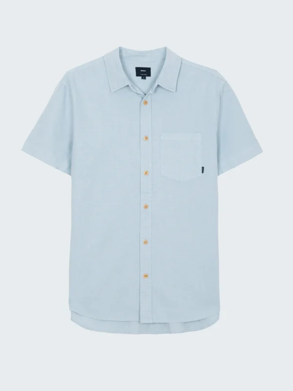 Shirts*Finisterre Eaton Short Sleeve Shirt Sky