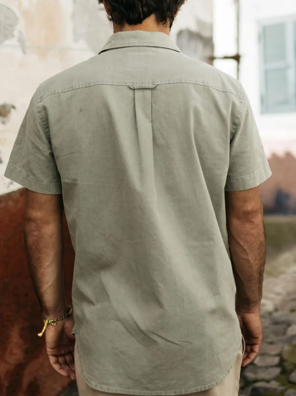 Shirts*Finisterre Eaton Short Sleeve Shirt Seaspray