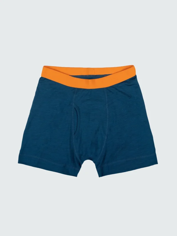 Base Layers & Underwear*Finisterre Eddy Merino Wool Boxers Kingfisher / Copper