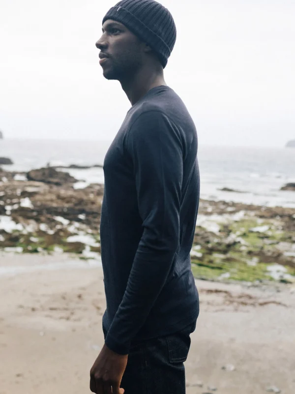 Base Layers & Underwear*Finisterre Eddy Merino Wool Long Sleeve Base Layer Navy