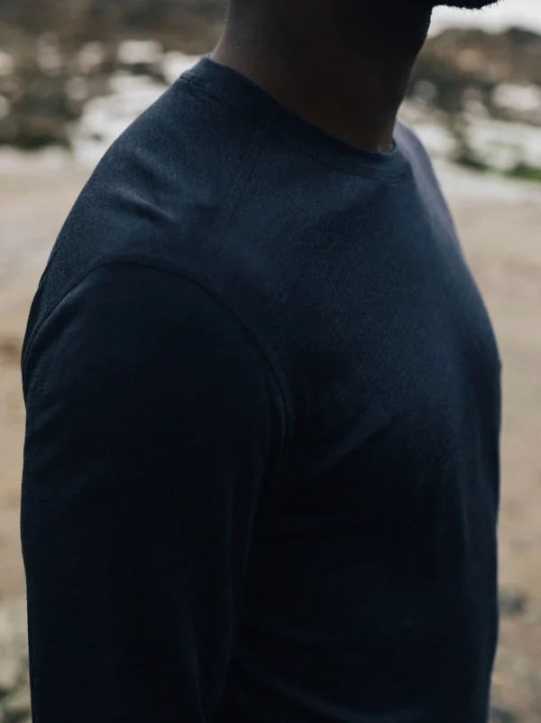 Base Layers & Underwear*Finisterre Eddy Merino Wool Long Sleeve Base Layer Navy