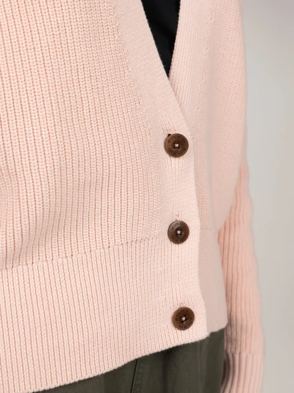 Knitwear*Finisterre Eden Cardigan Pink Sky