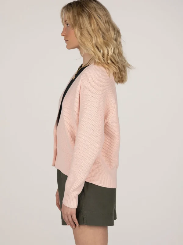 Knitwear*Finisterre Eden Cardigan Pink Sky