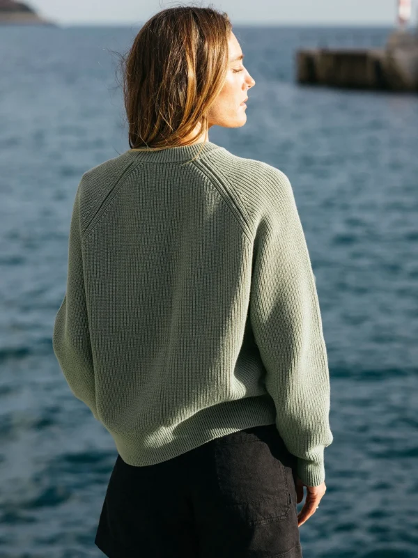 Knitwear*Finisterre Eden Jumper Seaspray