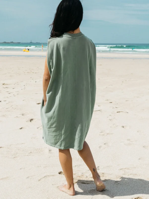 Dresses*Finisterre Enkus Sweat Dress Seaspray