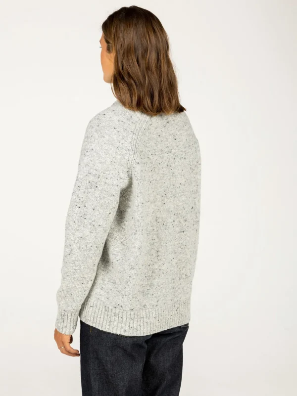 Knitwear*Finisterre Farne Crew Neck Knit Jumper Dove Grey