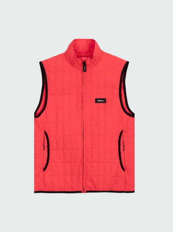 Jackets*Finisterre Firecrest Gilet Coral Red