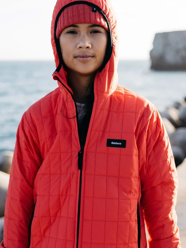 Jackets*Finisterre Firecrest Hooded Jacket Coral Red