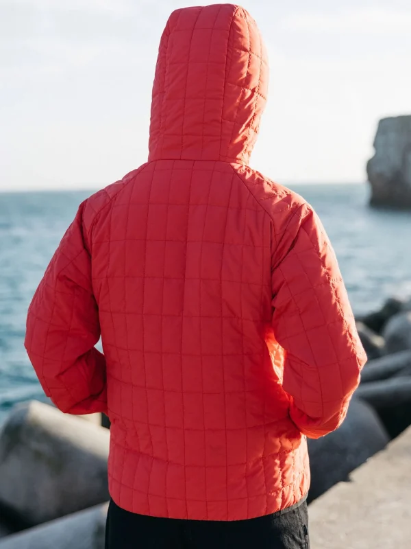 Jackets*Finisterre Firecrest Hooded Jacket Coral Red