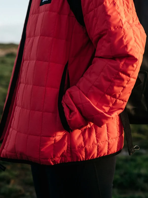 Jackets*Finisterre Firecrest Hooded Jacket Coral Red