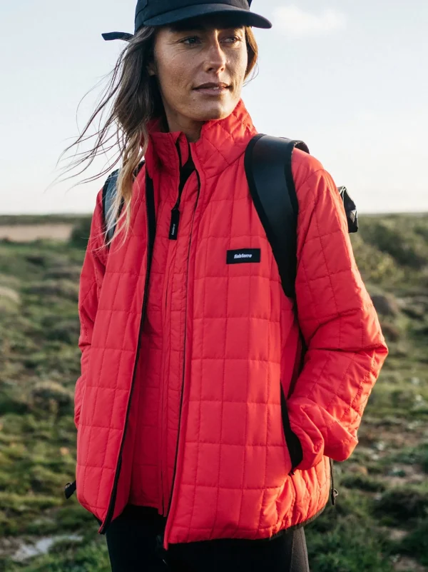 Jackets*Finisterre Firecrest Jacket Coral Red