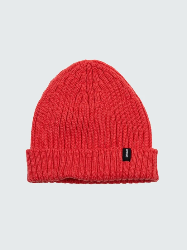 Hats, Caps & Beanies*Finisterre Fisherman Beanie Coral Red