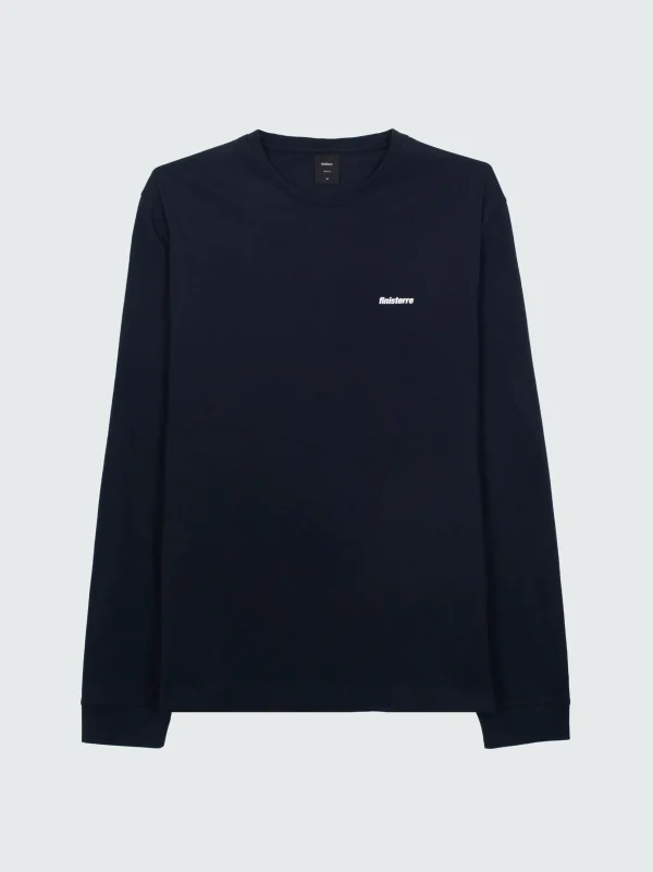 T-Shirts*Finisterre Harlyn Logo Long Sleeve T-Shirt Navy