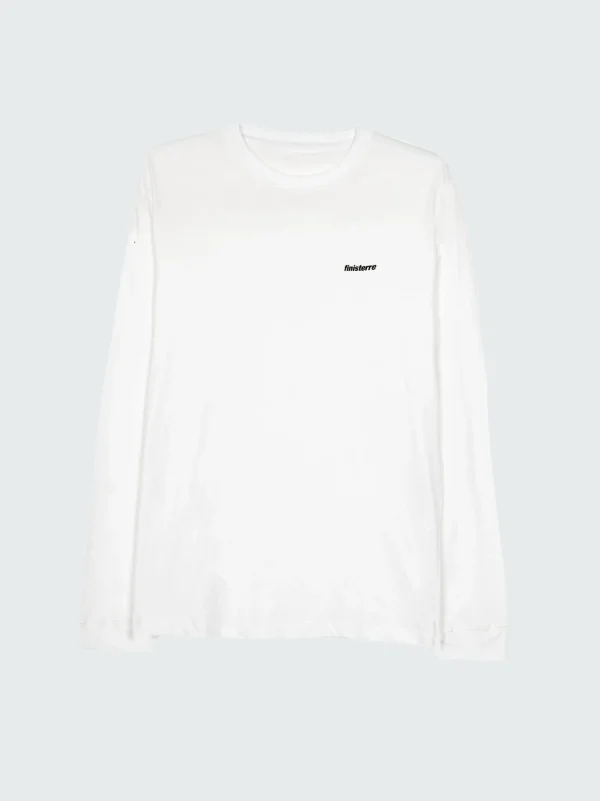 Tops & T-Shirts*Finisterre Harlyn Logo Long Sleeve T-Shirt White