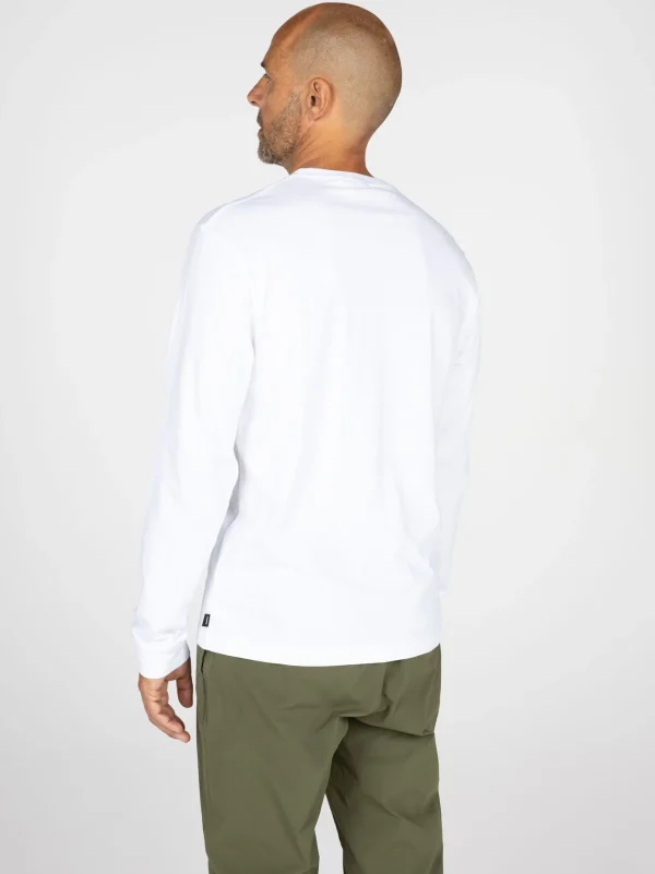 T-Shirts*Finisterre Harlyn Logo Long Sleeve T-Shirt White