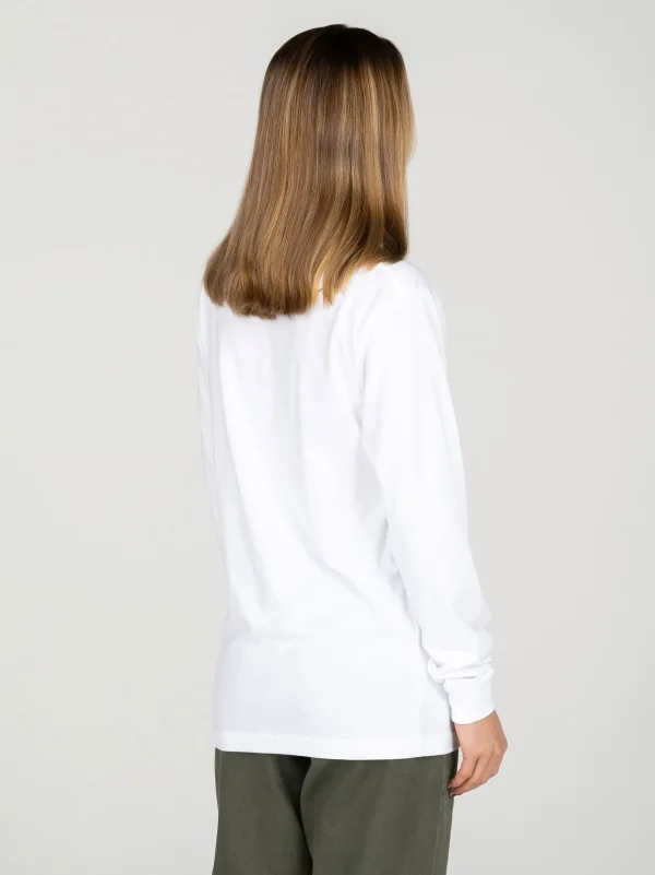 Tops & T-Shirts*Finisterre Harlyn Logo Long Sleeve T-Shirt White