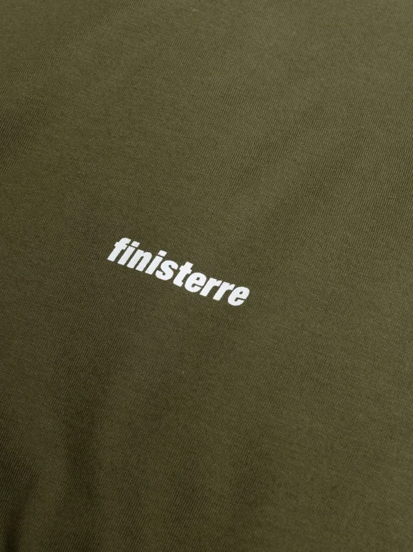 T-Shirts*Finisterre Harlyn Logo Long Sleeve T-Shirt Dark Olive