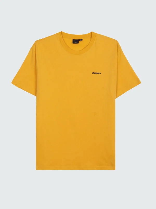 Tops & T-Shirts*Finisterre Harlyn Logo T-Shirt Faded Yellow